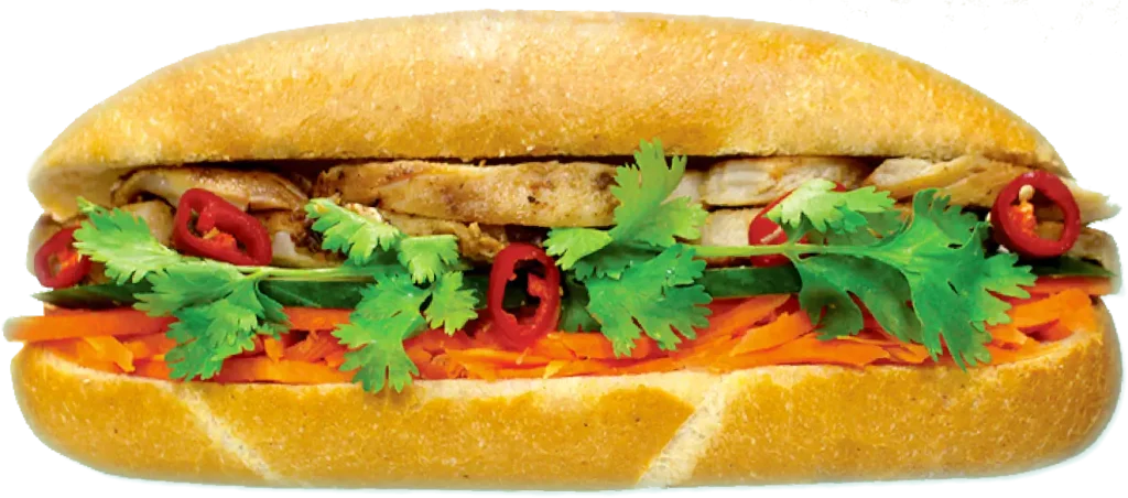 Bánh mì (bread roll with filling)